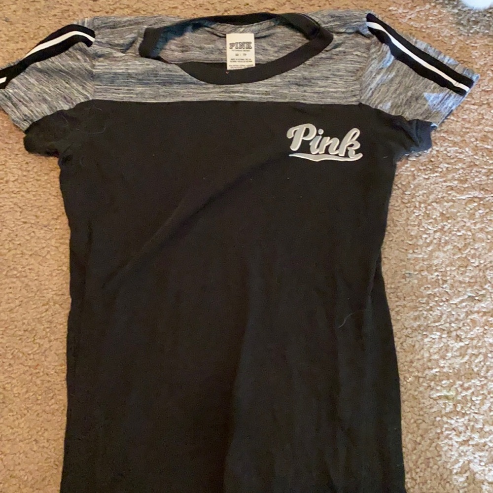 Black pink shirt
